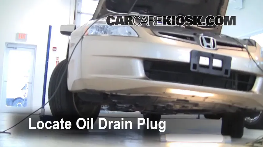2004 Honda Accord EX 2.4L 4 Cyl. Sedan (4 Door) Oil Change Oil and Oil Filter